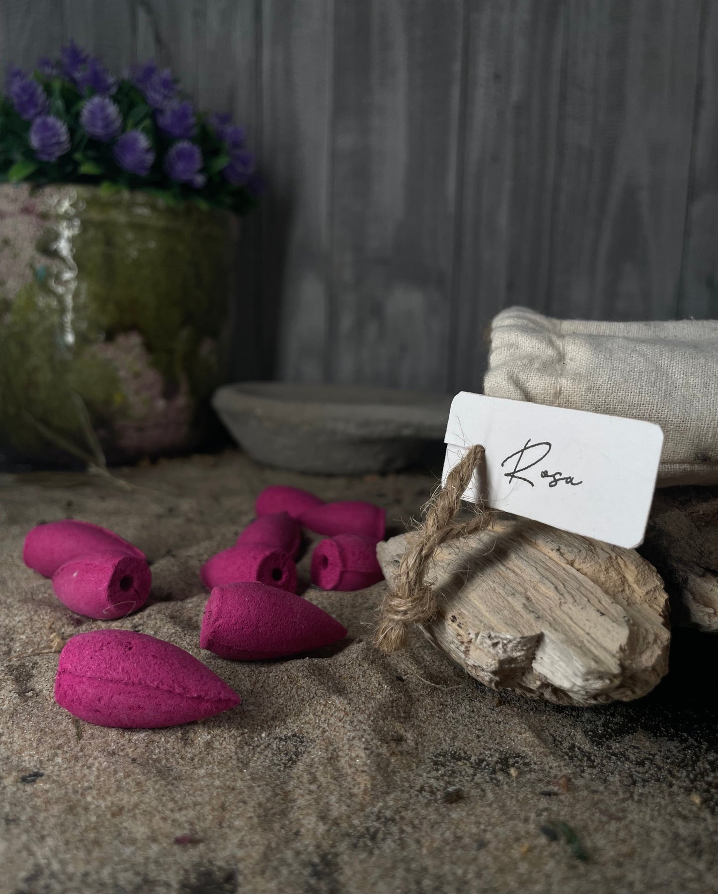 CONOS INCIENSO - ROSA (25 PCS)